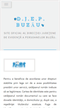 Mobile Screenshot of djepbuzau.ro